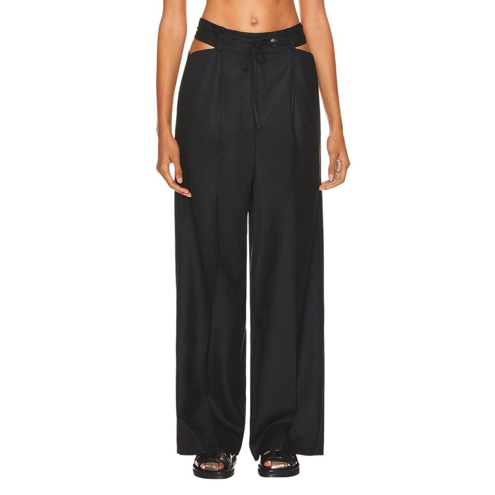 Loulou Studio Chic Black Joli Cutout Pants Size XS